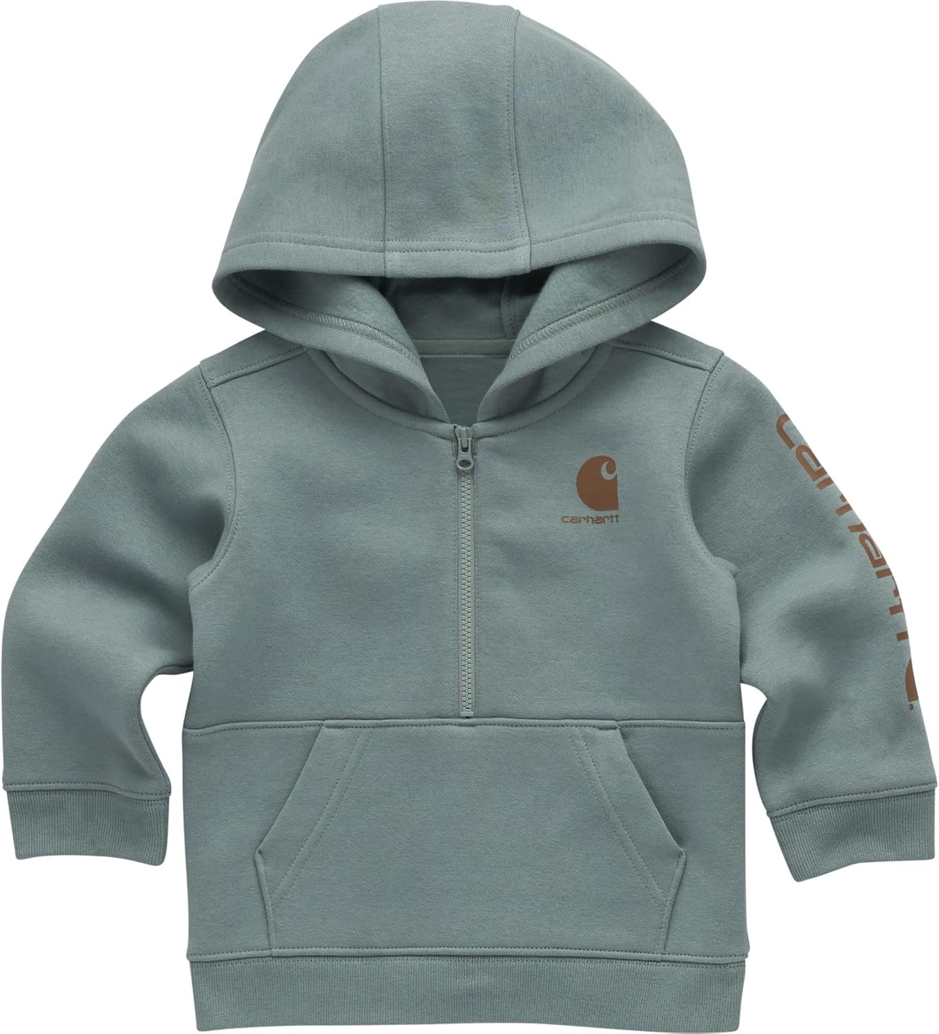 Carhartt Baby & Toddler Boys' Half-Zip Hooded Pullover Sweatshirt